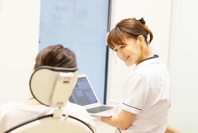 患者様に寄り添ったカウンセリング